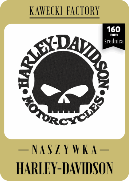 NASZYWKA HARLEY-DAVIDSON LOGO ⌀160 MM