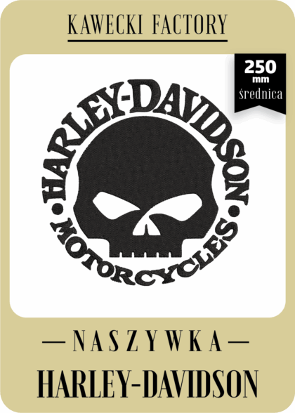 NASZYWKA HARLEY-DAVIDSON LOGO ⌀250 MM