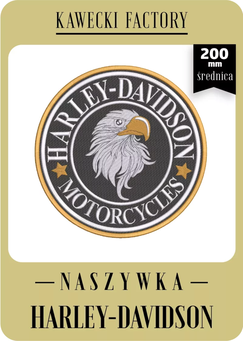 NASZYWKA HARLEY-DAVIDSON LOGO ⌀200 MM