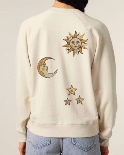 BLUZA Z HAFTEM ASTRALNE