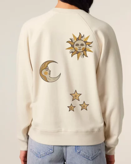 BLUZA Z HAFTEM ASTRALNE